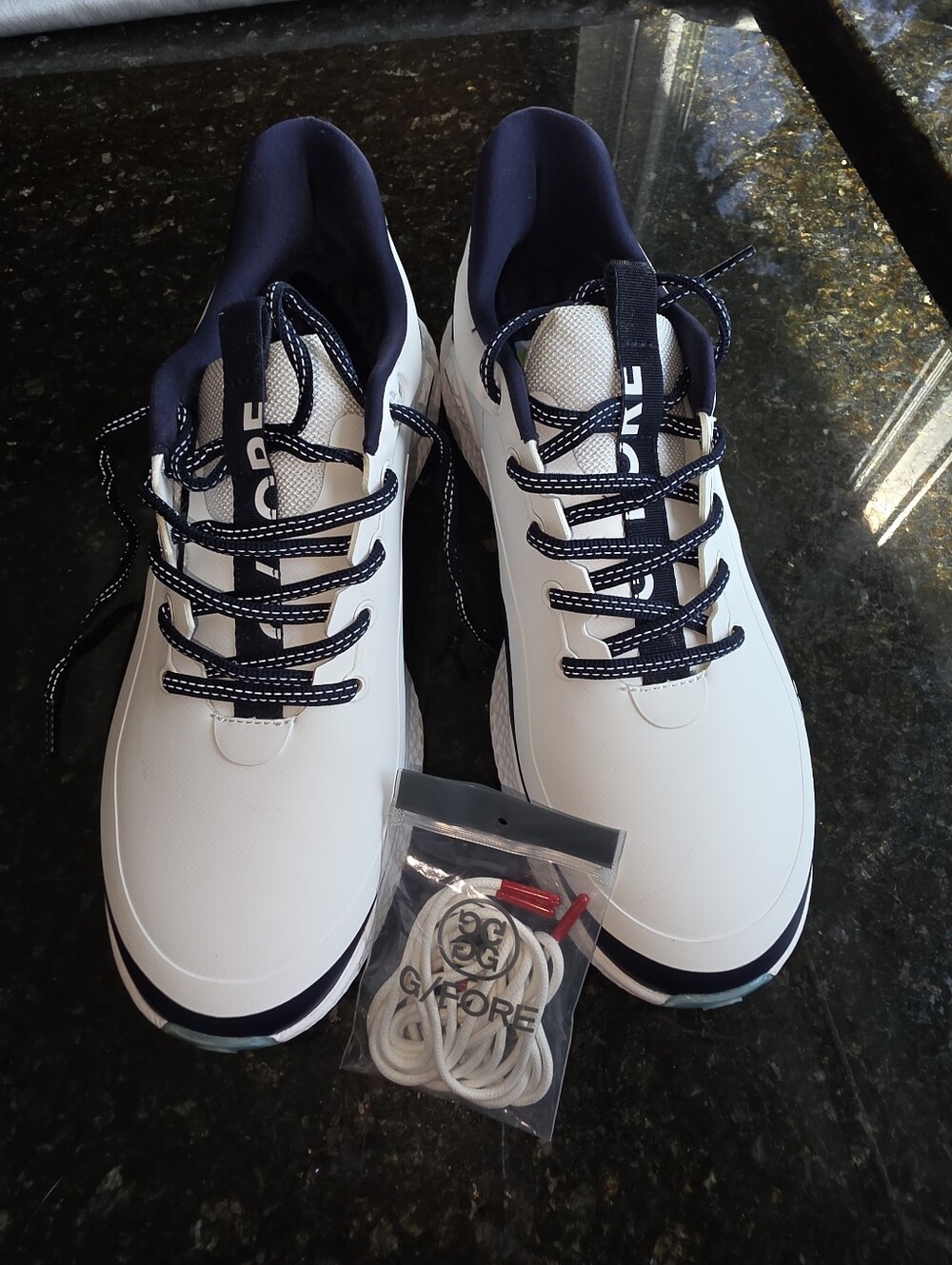 G/FORE MG4+ O2 G/LOCK Ladies Golf Shoes in Snow/Twilight Sz 9 - Picture 13 of 14